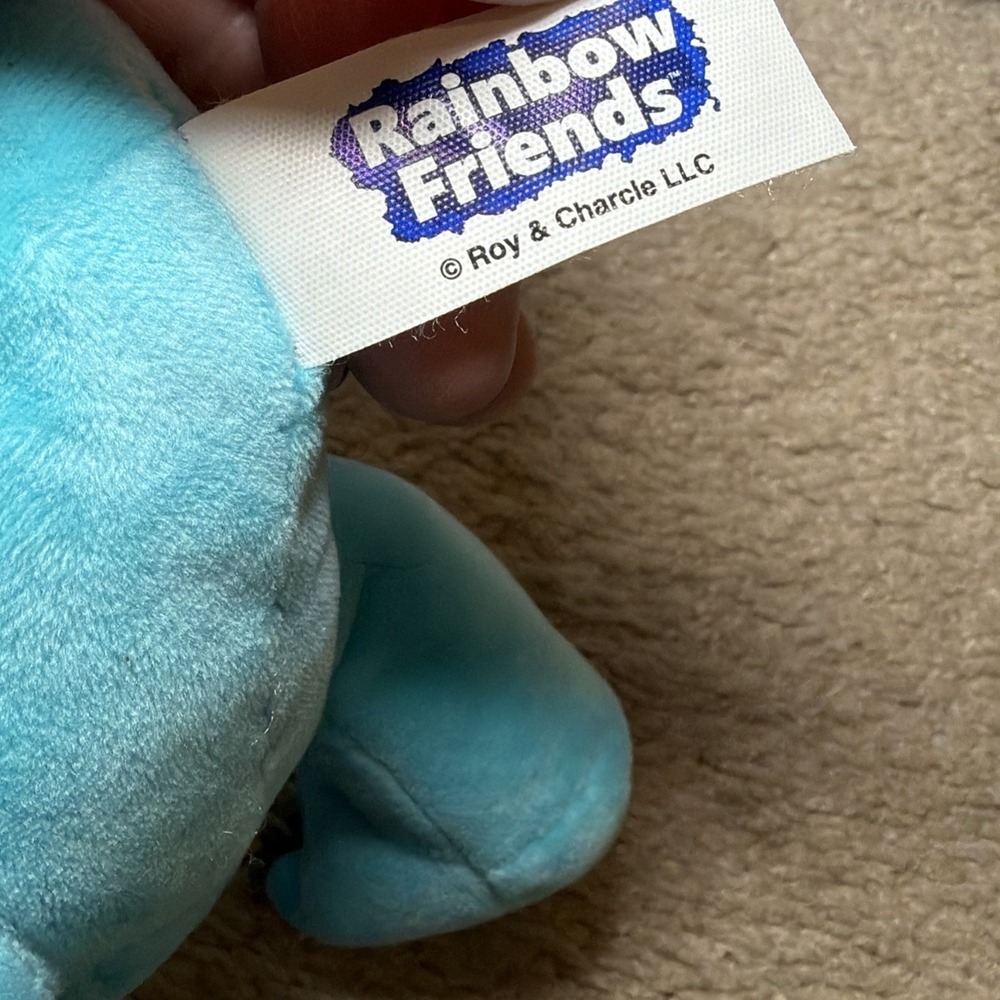 Rainbow Friends 8" Plush Toy Series 2 Orange & Cyan Roblox Roy & Charcle LLC - Picture 15 of 16